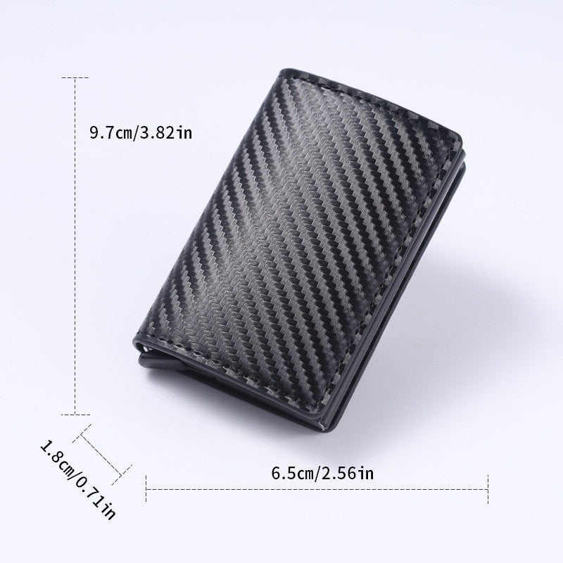 Carteira Slim com Acesso Rápido e Proteção RFID