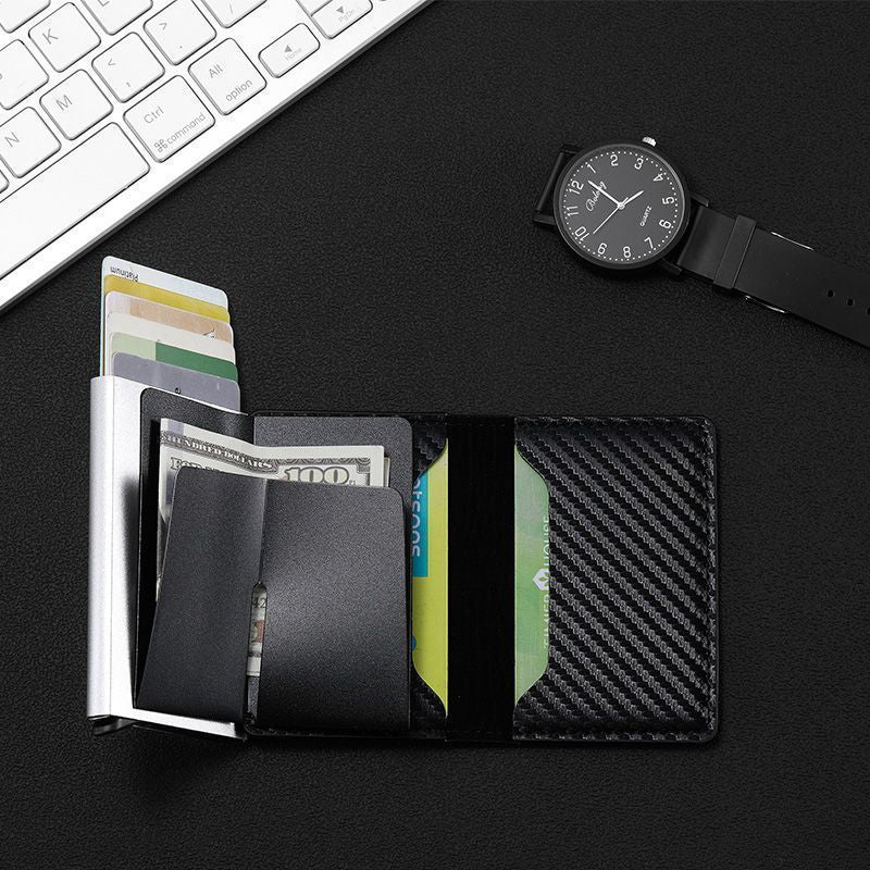 Carteira Slim com Acesso Rápido e Proteção RFID