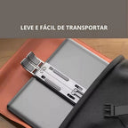 Suporte para laptop de alumínio dobrável, portátil, ajustável Dobrável Portátil