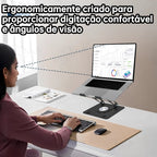 Suporte de Metal Ajustável Para Notebook 10 Ate 17" Giratória de 360°