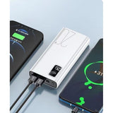 Carregador Portátil 20000mah Grande Capacidade Power Bank Usb c 22.5w Rápido Portátil Bateria