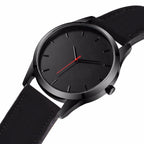 Relógio de quartzo clássico casual e minimalista com mostrador grande ultrafino e minimalista