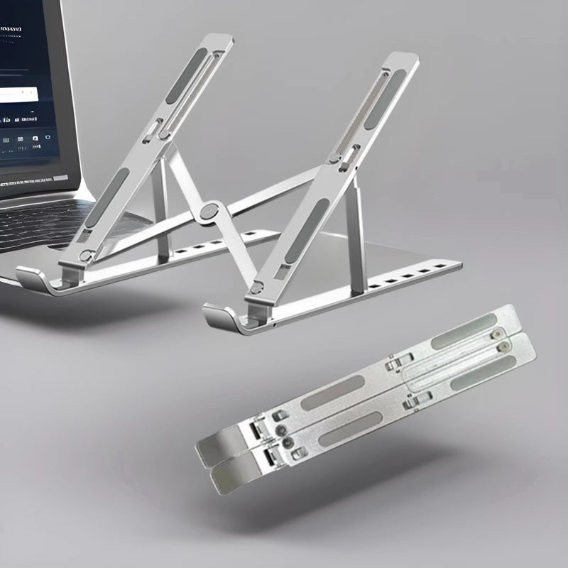 Suporte para laptop de alumínio dobrável, portátil, ajustável Dobrável Portátil