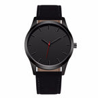 Relógio de quartzo clássico casual e minimalista com mostrador grande ultrafino e minimalista