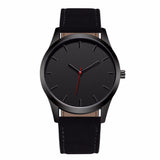 Relógio de quartzo clássico casual e minimalista com mostrador grande ultrafino e minimalista