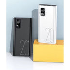 Carregador Portátil 20000mah Grande Capacidade Power Bank Usb c 22.5w Rápido Portátil Bateria