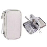 Necessaire organizadora bolsa portatil celular cabos fios armanazamento