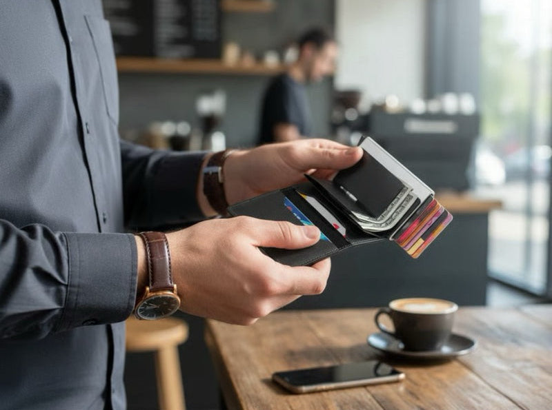 Carteira Slim com Acesso Rápido e Proteção RFID